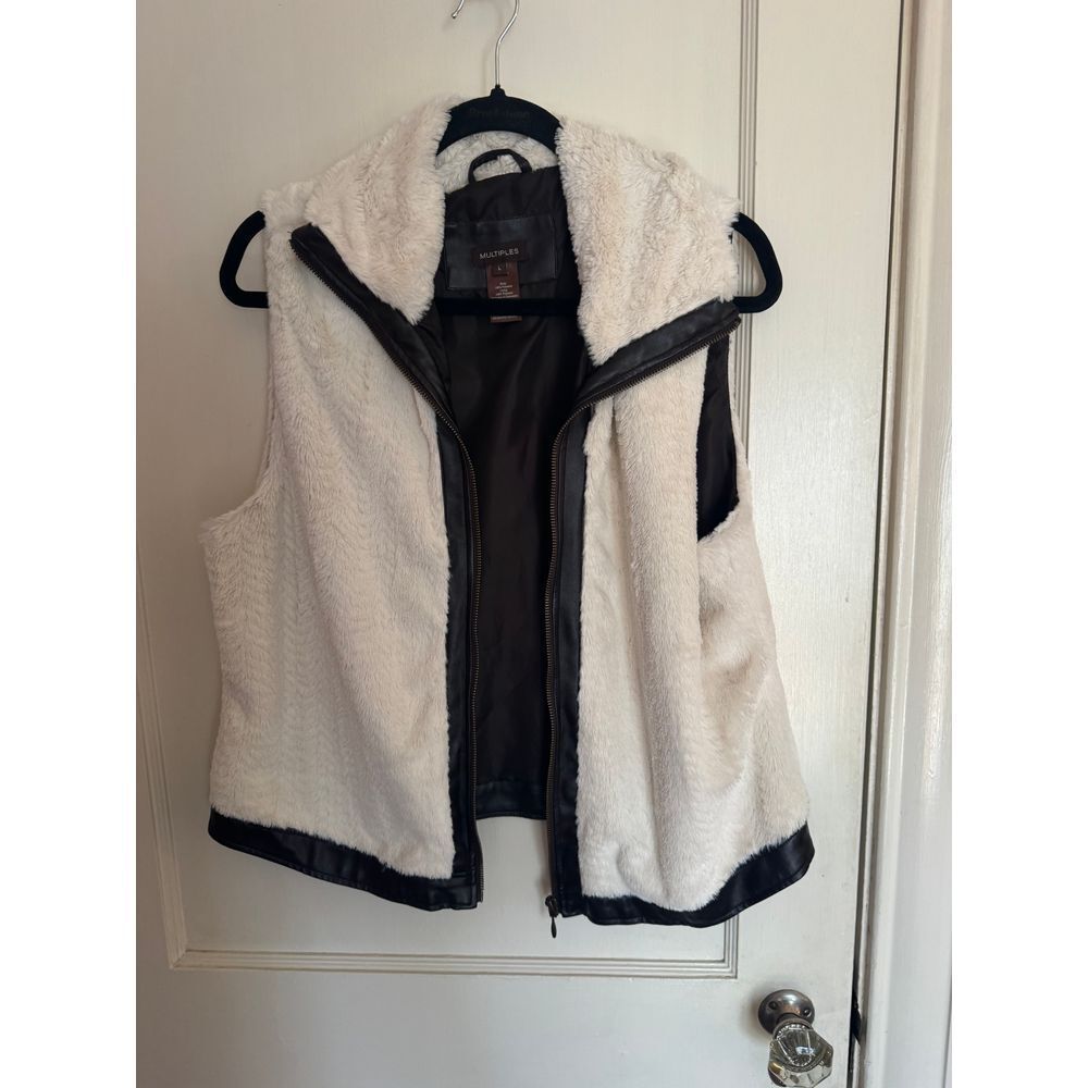 Multiples Faux‎ Fur Vest